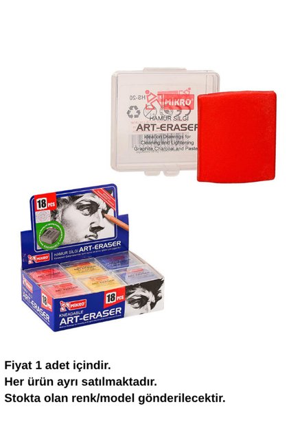 St. Hs-20 Colored Dough Eraser