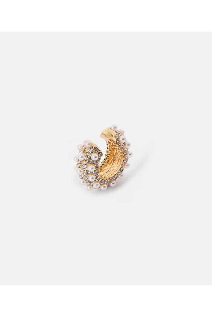 Artificial Pearl Ear Cuff