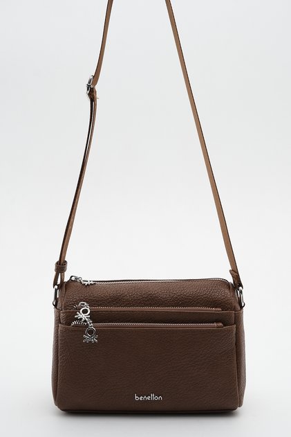 Benetton Women's Crossbody Bag Camel Bnt1936