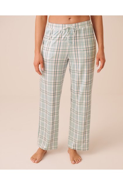 Blue Plaid Super Soft Pajama Pants