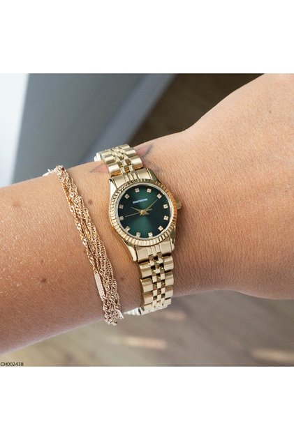 Ch002438 Women Wrist Watch with Steel Cord