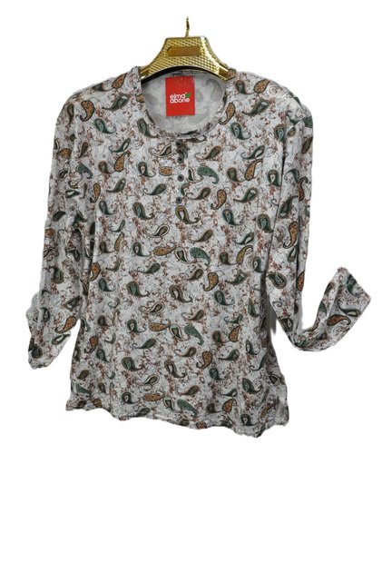 Plus Size Women's Combed Cotton Blouse
