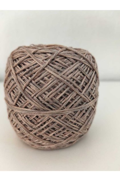 Açık-Koyu Bej Karışımı Renkli Koton Örgü İpi 100gr