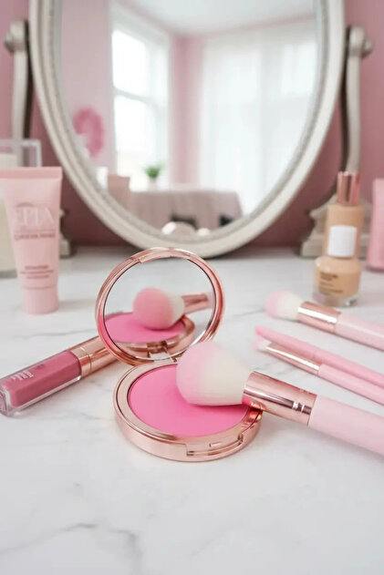 Miniso Lisanslı Minimalist Serisi Toz Allık No 05 - Canlı Pembe
