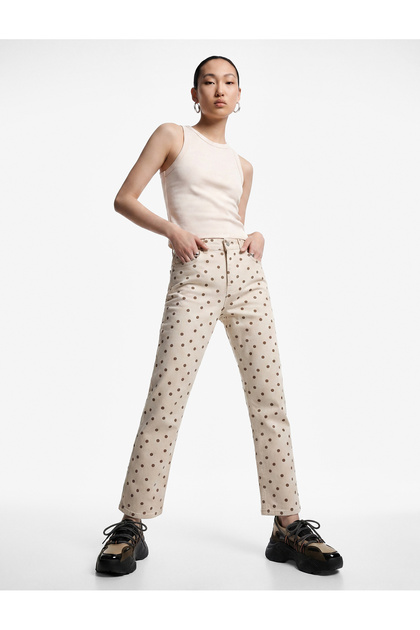 Slim Fit Kolsuz Halter Yaka Bluz