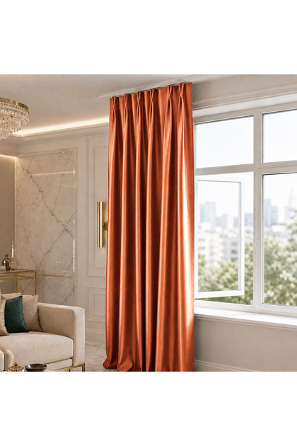 Blackout Blackout 1/2 American Pleated Background Curtain