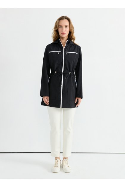 Siyah Kadın Trençkot 26YSL9578