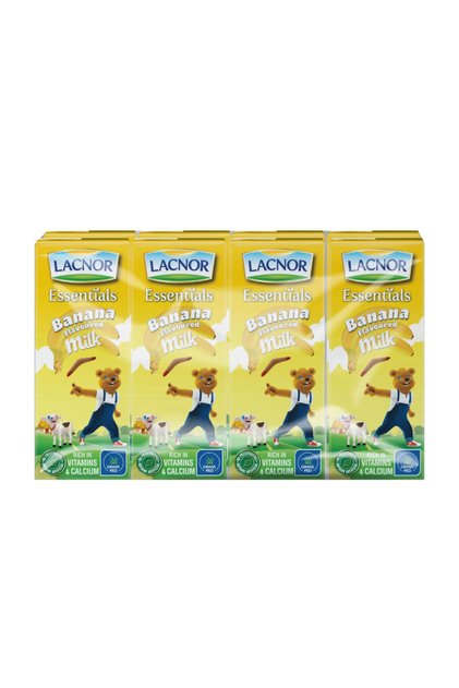 Sweet Banana Dairy Milk Drink Single Box Multi-Pack (180ml, 8 Pack)