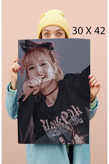 Luna Marissa Blackpink Lisa Poster - Çerçevesiz Parlak Kağıt Kpop