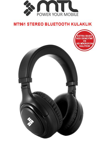 Kablosuz Stereo Kulaklık - Extra Bass ve Katlanabilir Tasarım Ios Ve Android Uyumlu