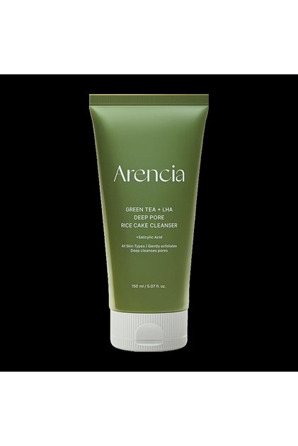 - Green Tea + LHA Deep Pore Rice Cake Cleanser(Yağlı ciltler için temizleyici)