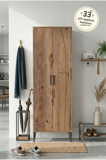 Harmony Ayakkabılık 65x190x37 cm Atlas Çam – Modern Tasarım