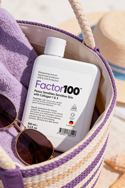 Factor100 Güneş Kremi Nemlendirici Leke Karşıtı SPF50+ 100 ml