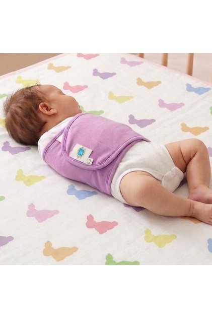 Half Belt Swaddle - Sweet Lilac