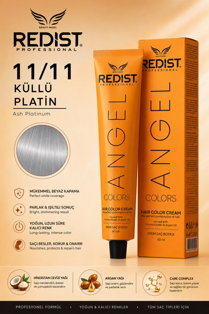 Saç Boyası 60 ml 11/11 Küllü Platin