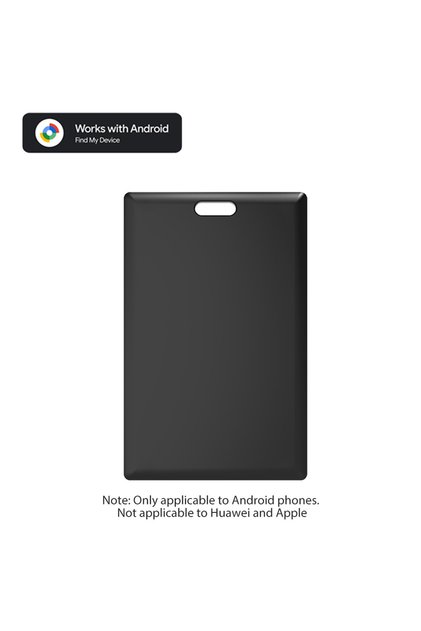 1pack black 1pack Android Wallet Tracker Card Tracker Tag,Works with Google Find Hub App (NOT for IO