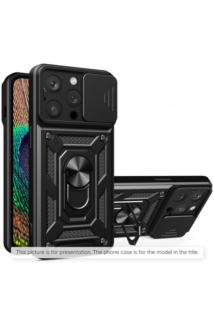 Husa pentru Edge 60 Pro, Techsuit, CamShield, Neagra