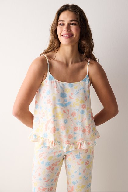 Hannah Chally Çok Renkli Atlet Pijama Üstü