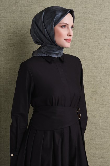 Saf İpek Twill Eşarp 9630D 06