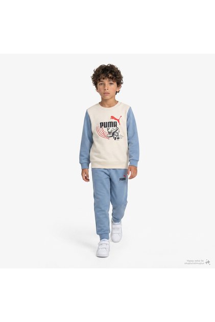 Minicats Little Runners Çocuk Krem Eşofman Takımı
