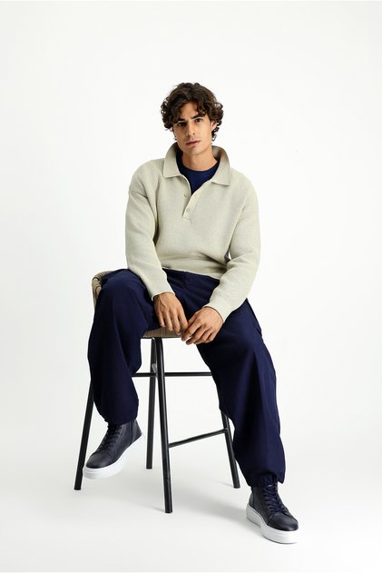 Regular Fit Cotton Cargo Pocket Sports Pants