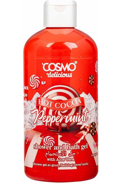 Cosmo Delicious Hot Cocoa Peppermint Shower & Bath Gel