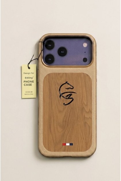 F3 Premium Wooden Phone 17 PRO MAX Case by SIBLING – Shockproof Slim Protective Cover with Stylish Wood Finish