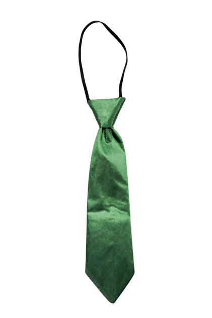 Cravată verde casual pentru școală