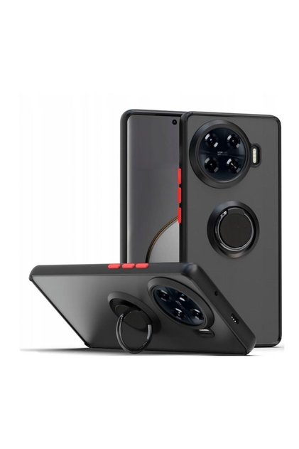 Tecno Spark 20 Pro Plus Case with Camera Protection, Ring Holder, Magnetic Stand, Frosted Back Cover