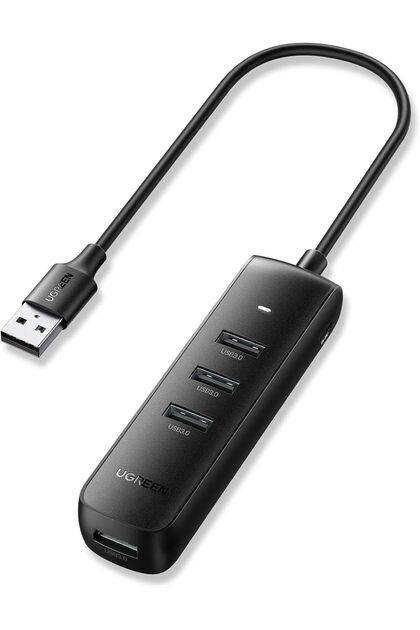موزع USB 3.0 بأربعة منافذ بطول 0.25 متر