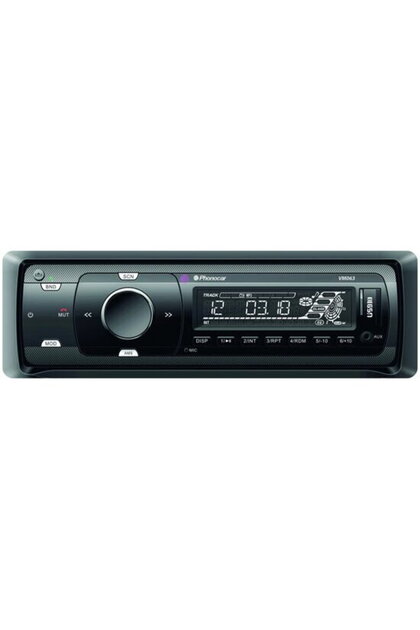 VM063 РАДИО С USB/SD/БЛУУТУУТ ФУНКЦИИ, ЗА КОЛА, С БЯЛ ДИСПЛЕЙ