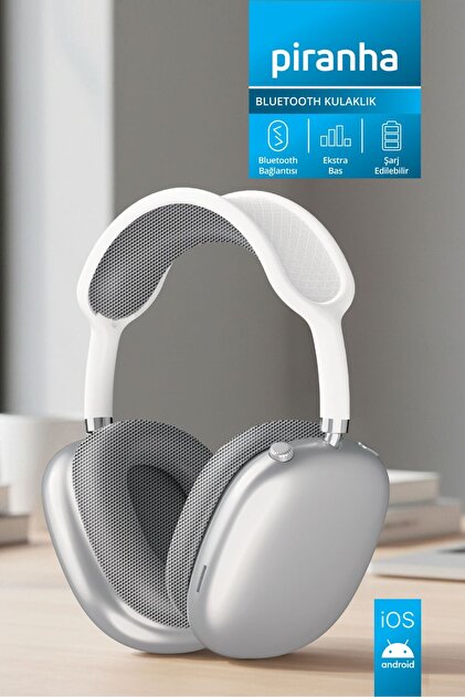 Piranha 2221M Kablosuz Bluetooth Kulak Üstü Kulaklık| Kılıflı