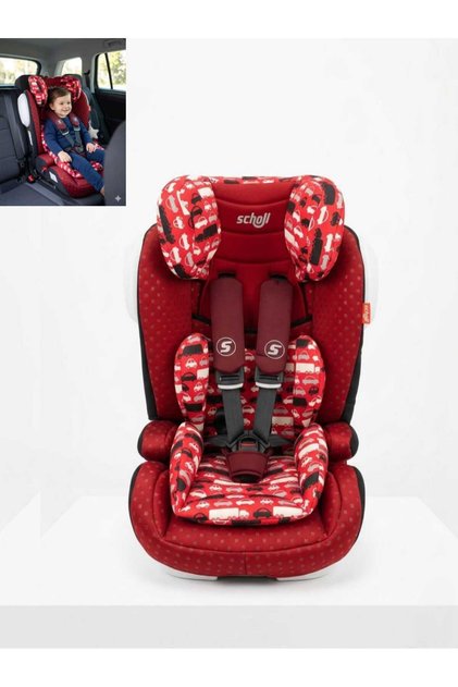 Child Car Seat with Added Side Impact Protector and Side Headrest with Fully Padded, Removable Full-Body Support
