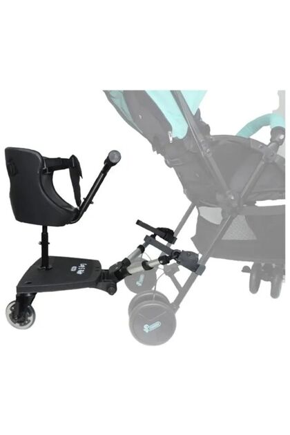 - Universal 2-Wheel Stroller Board with Seat & Flashing Wheels