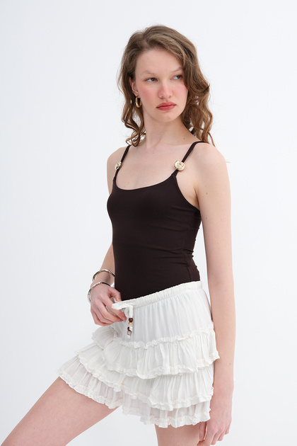 Addax Aksesuar Detaylı Bodysuit Z01941 - Fiyatı, Yorumları