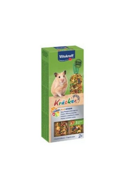 Hrana pentru hamsteri Vitakraft Kracker Hamster Multivit 112 g