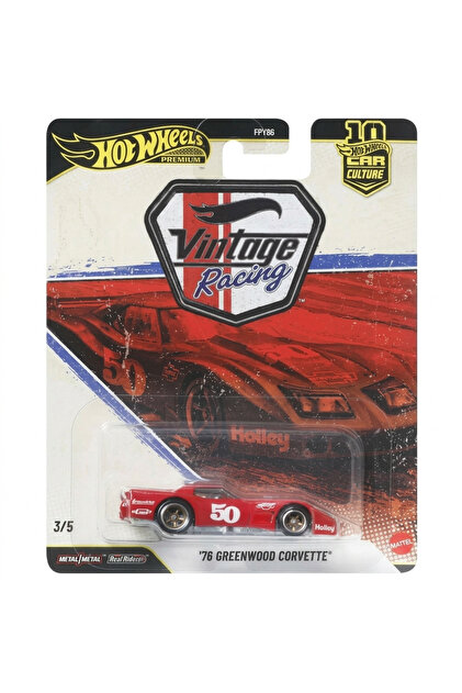 HOT WHEELS Premium Vintage Racing 76 GREENWOOD CORVETTE-JKF24