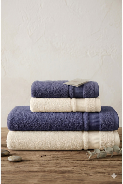 Colurist Towel Set 2 Bath Towels 90X150 cm 2 Hand-Face Towels 50X90 cm