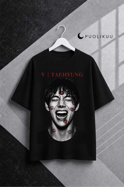 Μπλουζάκι Oversize με στάμπα BTS Παγκόσμια Περιοδεία Αριράνγκ