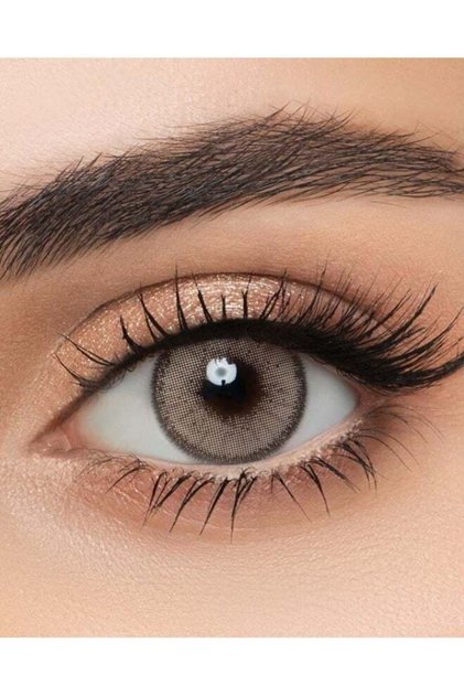 عدسات لاصقة ملونة كافيه