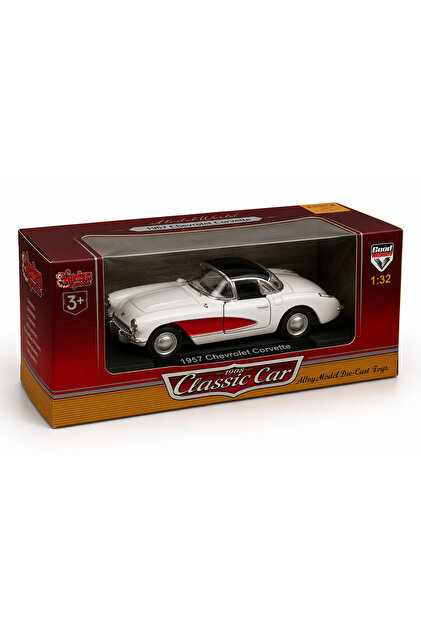 Kinsmart 1957 Chevrolet Corvette Çek Bırak 5inch. Lisanslı Model