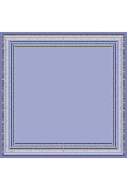 Açık Mavi 90X90 İpek Krep Saten Eşarp
