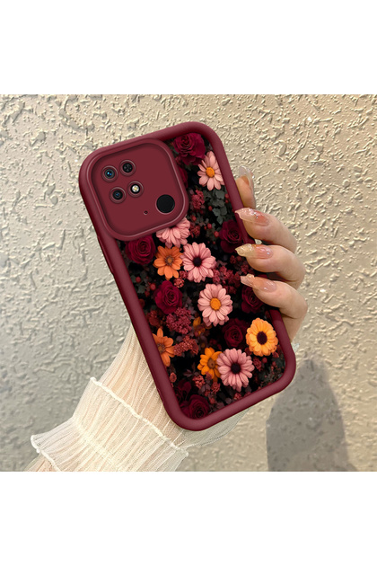 Redmi 10C Compatible Fashionable Spring Flower Pattern Case, Scratch-Resistant
