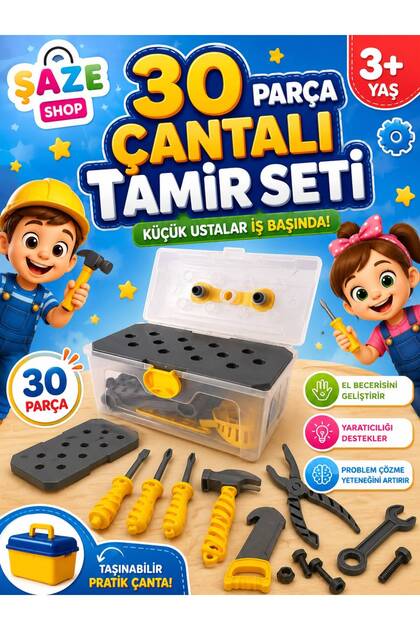 ZUZU OYUNCAK Tamir Seti ve Çantası 13 Parça - Fiyatı, Yorumları