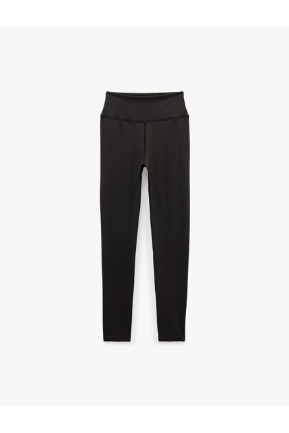 High Waist Slim Fit Interlock Sports Leggings
