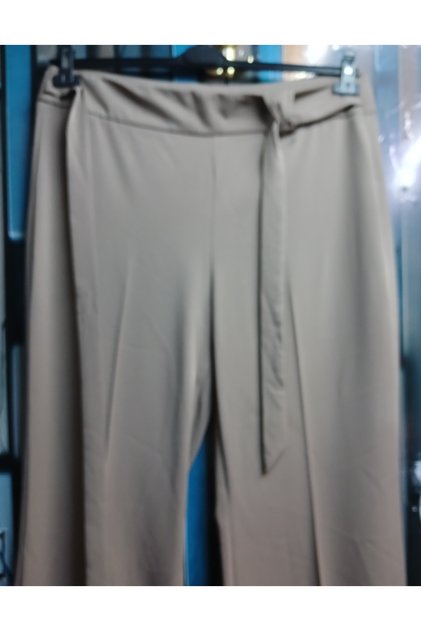 Summer Loose-Fitting Cream-Colored Crepe Pants