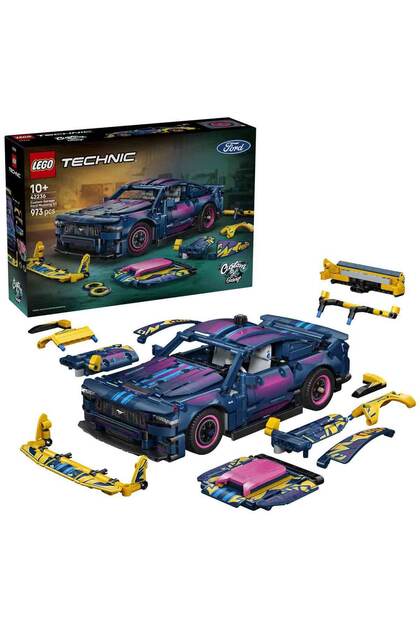 Technic Modified Ford Mustang Gt Car 42236 - Customizable for Children Aged 10 and Above