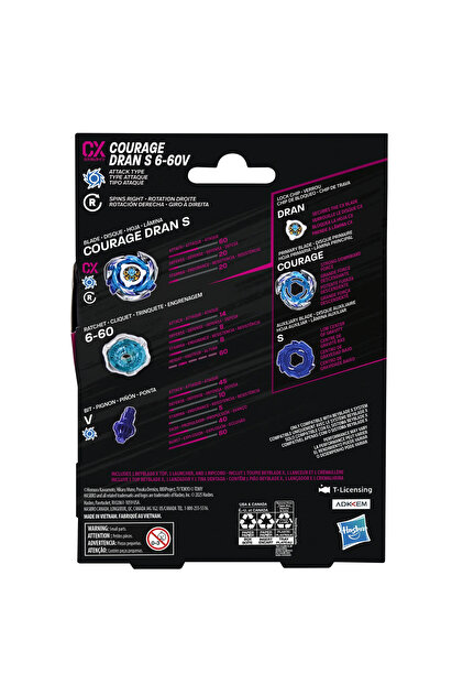 Beyblade X Courage S 6-60V CX Starter pack set - Fiyatı, Yorumları