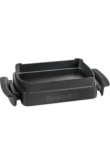 XA7258 OptiGrill Backshell за закуски и печене от неръждаема стомана / черен