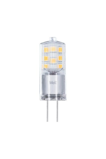 Bec LED Well G4 3W 320 lumeni 12V, formă capsulă, lumină caldă